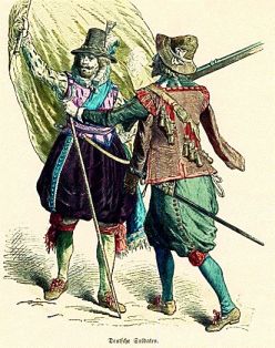 lansquenets et mousquetaires allemands